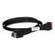 5. ICY Dock MB206L-B internal SAS cable - 8i Slim SAS (SFF-8654) (M) to 4i OCuLink (SFF-8611) - 50cm - for ToughArmor MB699VP-B V2, MB699VP-B V3, MB720MK-B V2, MB852M2PO-B