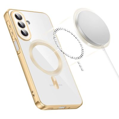 4. Tech-Protect MagFlex MagSafe Case for Samsung Galaxy A27 5G - Transparent Gold