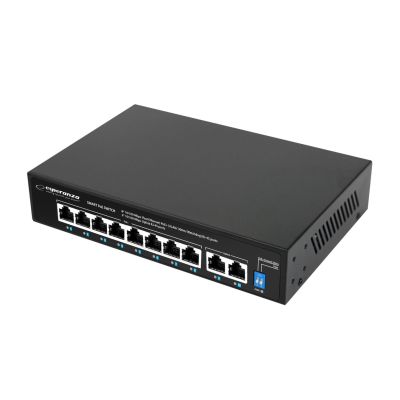 ESPERANZA SWITCH 10-PORT POE 10/100M 96W SPOTTER ENS106