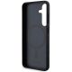 7. DKNY Leather Pattern Metal Logo MagSafe case for Samsung Galaxy S24 - black