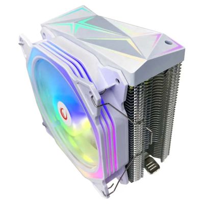 7. Rampage OCTAGONC50-WHITE LGA1700/AM5 CPU Cooler 1800RPM 120mm ARGB PWM Fan