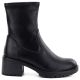 2. Women's black high-heeled ankle boots Potocki SZ12835
