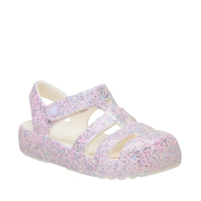 2. Crocs Classic Glitter Fismerman Pink 212644 0WV Kids' Sandals