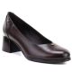 Women's pumps, chocolate high heels, Potocki 25-12712