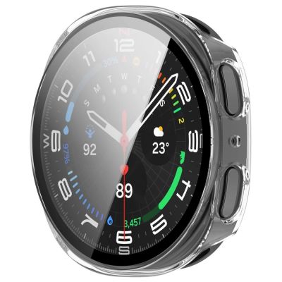 5. Tech-Protect Defense 2-Pack Case for Samsung Galaxy Watch 40mm - Clear Matte Black
