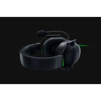 7. Razer Blackshark V2 X Wired Headband Gaming Headset Black, Green