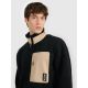 5. Men's regular-fit sherpa fleece with stand-up collar 4F 4FRAW25TFLEM456-20S