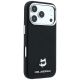 4. Karl Lagerfeld Grained Choupette Head Metal MagSafe Case for iPhone 17 Pro / 18 Pro - Black
