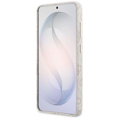 5. Guess 4G Triangle Logo MagSafe Case for Samsung Galaxy S26 - Pink