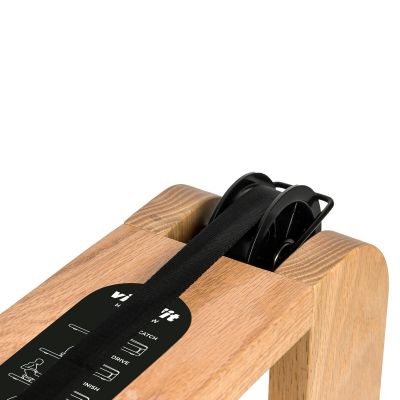 7. VIRTUFIT ELITE WOODEN ROWING MACHINE WITH WATER RESISTANCE - WOOD/OAK