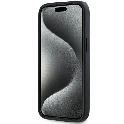 5. DKNY 3D Rubber Repeat Pattern case for iPhone 15 Plus - black