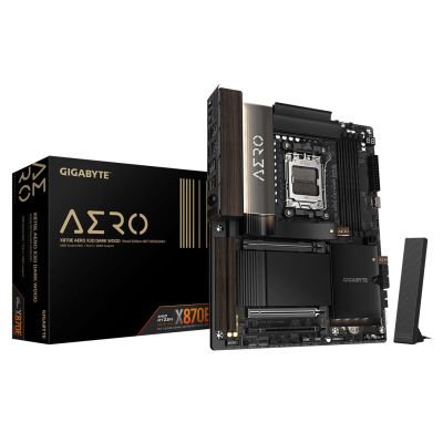 8. GIGABYTE X870E AERO X3D DARK WOOD AMD X870E Socket AM5 ATX