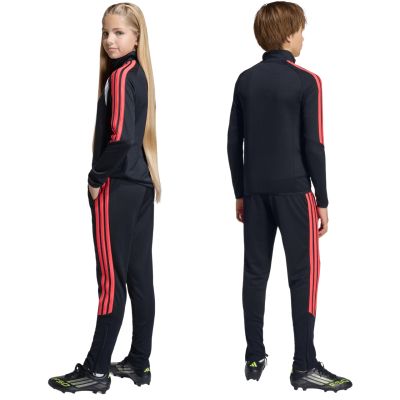 8. adidas Tiro 26 League Slim kids' pants black and red JY7115