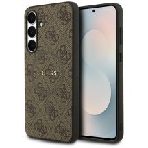Guess 4G Ring Classic Logo MagSafe case for Samsung Galaxy S25 FE - brown