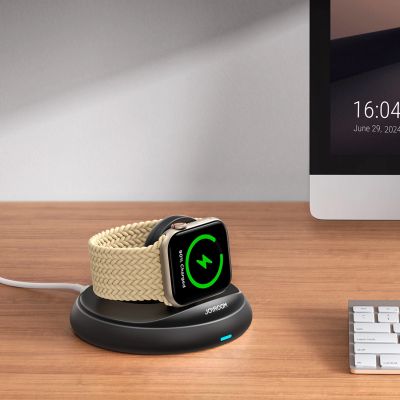 11. Joyroom JR-W12 foldable inductive charger for Apple Watch - black