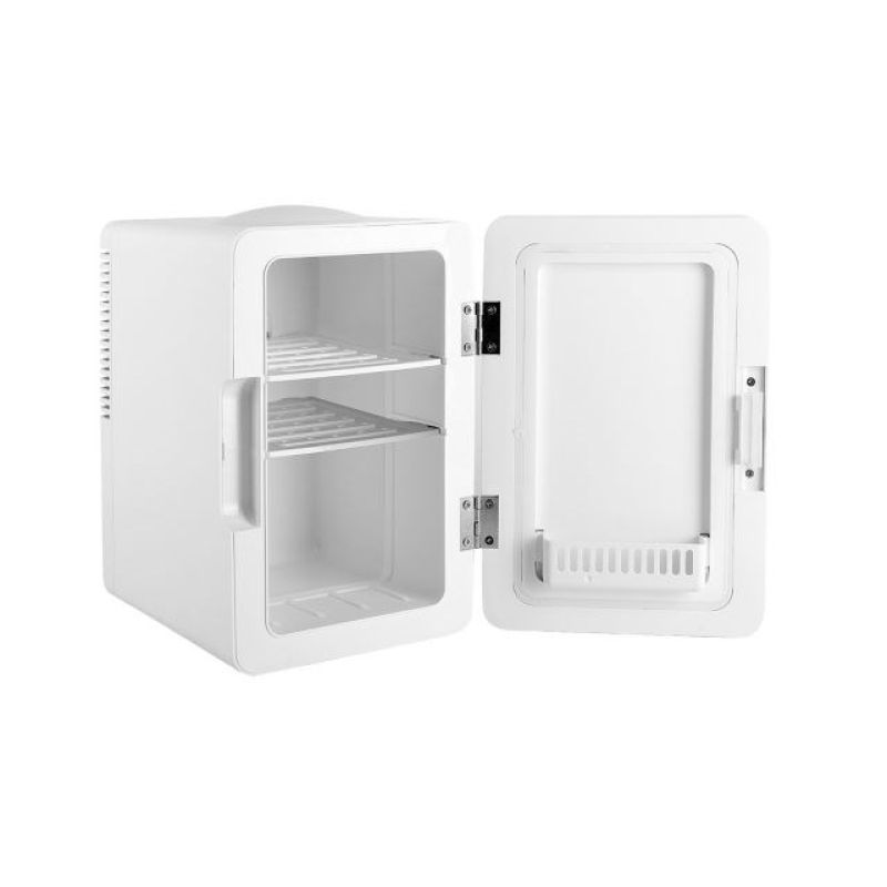 9. Mini fridge with LED makeup mirror ELLE 6L white