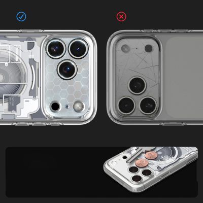 15. Spigen Ultra Hybrid MagSafe Zero One Case for iPhone 18 Pro / 17 Pro - White