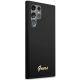4. Guess GUHCS23LSLSMK S23 Ultra S918 black/black hardcase Silicone Vintage Gold Logo