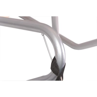 4. Two-Person Metal Sled, Silver