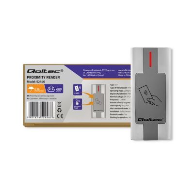 7. QOLTEC RFID PROXIMITY CARD AND KEY FOB READER | METAL HOUSING