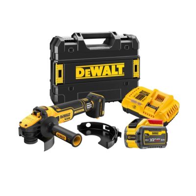 DEWALT ANGLE GRINDER 125mm 18V DCG409VSX1T 1x9.0Ah VARIABLE SPEED TSTAK