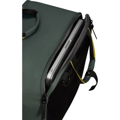 5. American Tourister Take2cabin Green Boy Girl Shoulder Bag