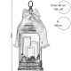 4. LANTERN ADVENT LANTERN LED 60CM 3 CANDLES BLACK