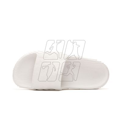 10. Women's/men's adidas Adilette 22 Crystal White flip-flops with comfortable profiled sole white (HQ4672)