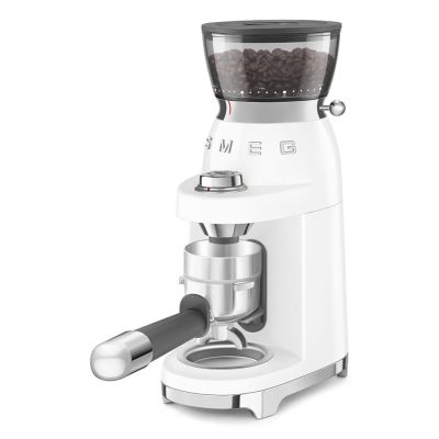 6. Smeg CGF03WHEU Coffee Grinder 150 W White