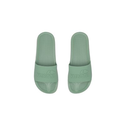 10. Kubota basic plain pastel green pool flip-flops K25SS-101-001-17-1