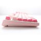 9. Ducky One 3 Gaming Keyboard USB QWERTY English Pink