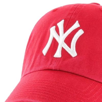 3. 47 Brand New York Yankees Clean Up Cap B-RGW17GWSNL-RDC Red One Size