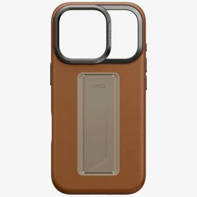 5. Uniq Heldro Pro Magclick Charging Case for iPhone 17 Pro - Brown
