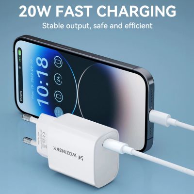 9. Wozinsky WGWCCW 20W USB-C Wall Charger - White