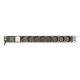 GEMBIRD 19" Rack Power Strip PDU EG-PDU-014-FC14, 1U, 16 A, 8 French Sockets, C14 Plug, 3 m Cable