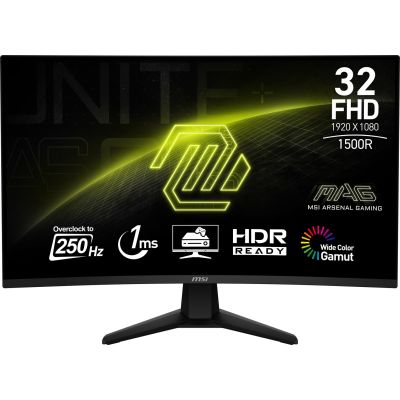 24. MSI 31.5" MAG 32C6X Full HD 250 Hz Monitor
