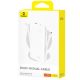 6. Baseus Airpow Lite 10000mAh 22.5W Power Bank with Built-in USB-C and Lightning Cables - White