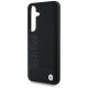6. BMW Leather Big Wordmark Case for Samsung Galaxy S25+ - Black