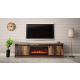 3. GRANERO TV cabinet + fireplace 200x56.7x35 old wood