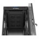 10. Lanberg 19" 32U 600x1000 black floor-standing rack cabinet with glass doors (flat pack)