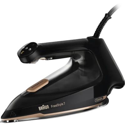 Braun FI 7276 BK FreeStyle 7 Steam Iron Black, Gold
