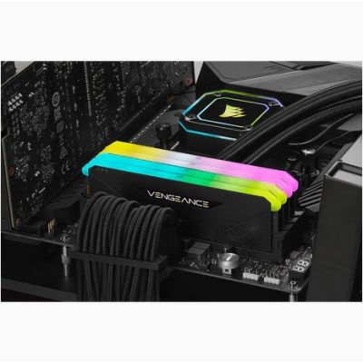 4. Corsair Vengeance RGB CMG32GX4M2E3200C16 Memory Module 32GB 2 x 16GB DDR4 3200MHz