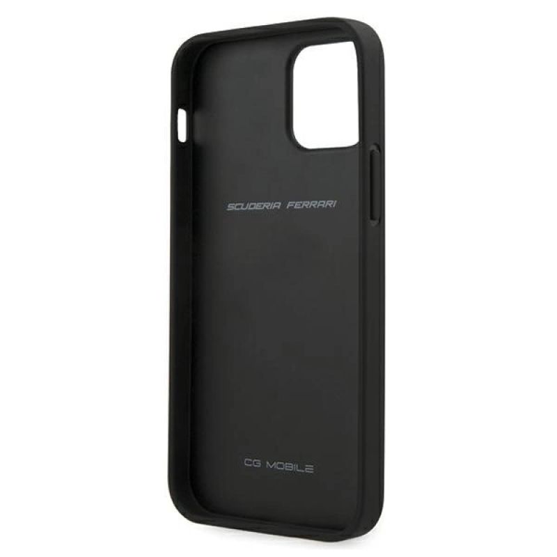 3. Ferrari FEOGOHCP12MBK iPhone 12/12 Pro 6.1" black/black hardcase Off Track Perforated