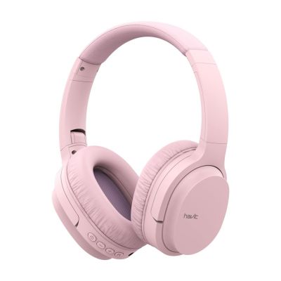 Havit I62 Wireless On-Ear Headphones (Pink)
