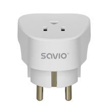 SAVIO TRAVEL ADAPTER, US SOCKET – EU PLUG AP-01