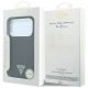 8. Guess Grained Triangle Logo MagSafe Case for iPhone 17 Pro / 18 Pro - Black