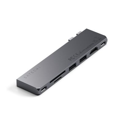 2. Satechi Type-C Pro Hub Slim Space Gray - Slim Case