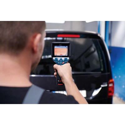 8. Bosch GTC 600 C Noise equivalent temperature difference (NETD) IR Black, Blue 256 x 192 px Built-in LCD display