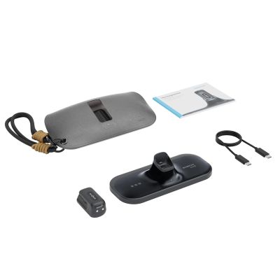 7. BoboVR CG2 3-in-1 Charging Station for Smart Glasses with Clip 350 mAh and Case - Black
