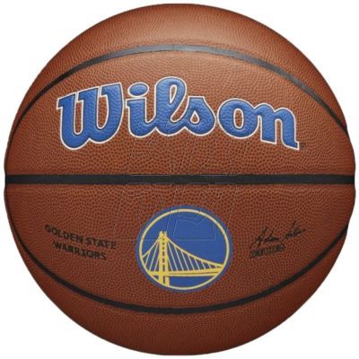 4. Ball Wilson Team Alliance Golden State Warriors Ball WTB3100XBGOL